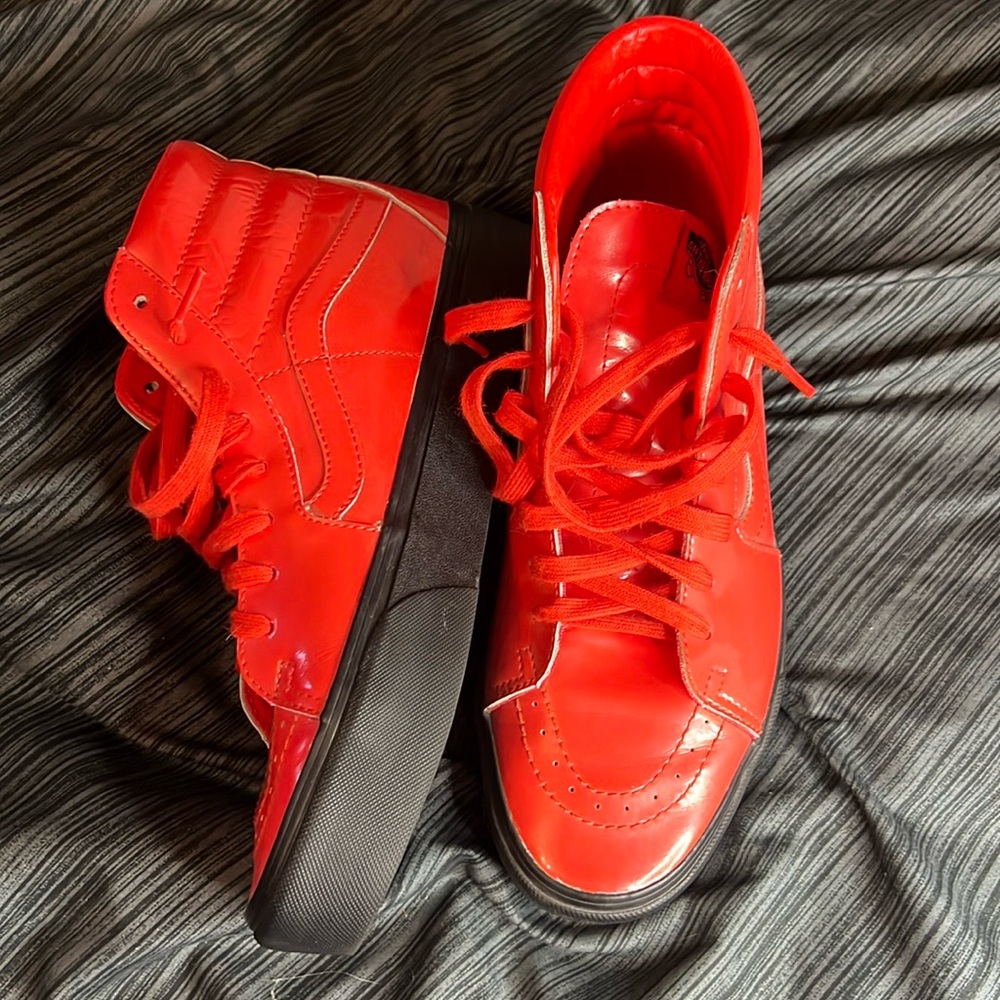 Vans Bowie hi tops.